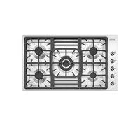Smeg PGF95-4 Placa de Gas 5 Zonas 90cm Inox