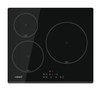 Placa de cocción IB-6303 (L x An: 52 x 59 cm, Número de fogones de inducción: 3 ud.)