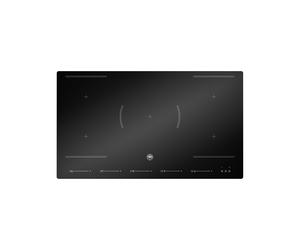 Placa de Cocción Inducción Bertazzoni 90 cm Modern P905I2M30NVS Negro