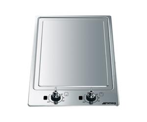 Placa de Cocción Inducción Smeg 30 cm PGF30T-1 Acero