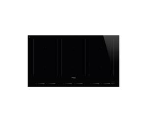 Placa de Cocción Inducción Smeg 90 cm Linea SIM1964D Negro