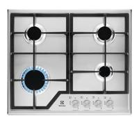 Placa de cocina de gas Electrolux EGS6426SX 4 zonas acero inoxidable