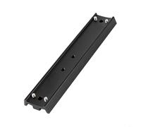 Placa de cola de milano de aleación de aluminio para Sky-Watcher para telescopios CELESTRON, soporte de montaje ligero de 210 x 43 mm con tornillos para conexión ecuatorial (negro)