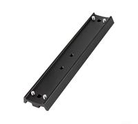 Placa de cola de milano de aluminio resistente compatible con Sky-watcher para telescopios Celestron, barra de montaje galvanizada para espejos principales, negro (negro)