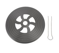 Placa de conducción de calor Estufa de gas Difusor de calor con protector de llama de aleación de aluminio de 9,8 pulgadas con mango extraíble para cocina Protector superior de