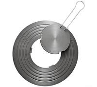 Placa de conducción de calor extraíble para estufa de gas, esparcidor de calor de aleación de aluminio y tabla de descongelación, accesorio de cocina antideslizante de calentamiento rápido