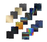 Placa de construcción A1 Mini de doble cara PEI PEO PET PEY, lámina de acero texturizada suave de 184 x 184 mm for impresora 3D(PEI-PEI)