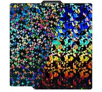 Placa de construcción actualizada de 257 x 257 mm H1H para laboratorio de bambú A1 X1 X1C X1E P1P P1S, placa de doble cara texturizada + hoja de acero Galaxy Spring flexible para impresoras 3D de