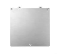 Placa de construcción de aluminio plana, para Voron V0 V0.1 para impresora 3D, placa de soporte de cama calentada de 120 x 120 x 6 mm con agujeros para m3