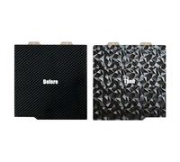 Placa de construcción de fibra de carbono con textura de piedra de 184 mm, resistencia al calor, consistente, PETG, ABS, PEI, hoja de acero para laboratorio pequeño