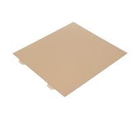 Placa de Construcción de Impresora 3D, Placa de Construcción de Impresora 3D de Acero en Polvo Dorado de 265x250 Mm, Placa de Construcción de Impresora 3D de Fácil Extracción, (Placa de acero dorado)