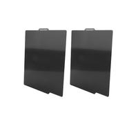 Placa de Construcción PEO PET de 2 Piezas para Impresora 3D para Bambu-Lab X1/X1C/X1E/P1P/P1S/A1, Superficie PEO+Fibra de Carbono PET 257x257mm