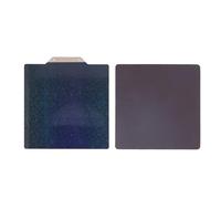 Placa de construcción texturizada de PEI con arcoíris, plataforma flexible de acero con resorte de doble cara para impresoras 3D, con imán suave para, 120 x 120 mm, lado de