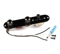 Placa de control cargada por cable de guitarra eléctrica con interruptores de 3 vías, placa de control de arnés de cableado de guitarra precableada, fácil de instalar
