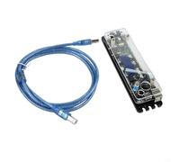 Placa de control CNC GRBL USB-B de 32 bits con controlador integrado de 10 kHz para salida PWM Sistema de accionamiento de actuador dual Y soporta máquinas de grabado CNC de 2 ejes sin conexión Co