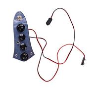 Placa de Control Completamente Cargada, Conector del Efector del Instrumento Instalación Rápida Buen Control de Sonido con Arnés para Jazz Bass