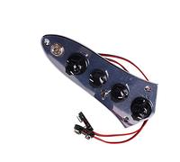 Placa de Control Completamente Cargada, Placa de Control Precableada Reemplazo de Telecaster para Instrumento de Conmutacin Activa Pasiva Jazz Bass