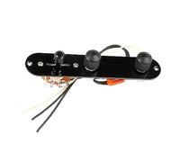 Placa de control de 3 vías con interruptor de metal precableado para guitarra, juegos de piezas de repuesto
