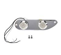 Placa de Control de bajo, Placa de Control de bajo Eléctrico con Perillas, Orificios y Tornillos Preperforados para Accesorios de Piezas de bajo Fender 51 P