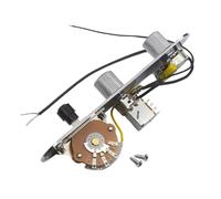 Placa de control de cableado de empuje para guitarras, estructura metálica, adecuada para mejorar la expresión musical y construcción robusta placa de cableado Push Pull