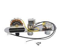 Placa de control de cableado para guitarra, textura metálica, adecuada para mejorar la expresión musical y una construcción robusta, accesorios para guitarra eléctrica