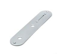 Placa de control de guitarra eléctrica diseñada para Telecaster elegir entre cromo, negro, dorado para un toque único (cromo)