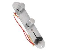 Placa de Control de Guitarra Eléctrica, Interruptor de Cuchilla de 3 Vías, Potenciómetros Grandes, Controles de Tono de Volumen Moleteados, Perillas para Piezas de Telecaster