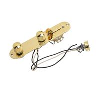 Placa de Control de Guitarra Precableada, Interruptor de Mejora de Tono para Guitarra Tele, Aplicaciones Amplias, Material Metlico (GE235 (oro