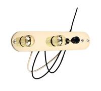 Placa de Control de Guitarra Precableada Material Metálico Opción de Reemplazo de Placa de Circuito de Control de Guitarra Eléctrica para Guitarra Eléctrica (GOLD)