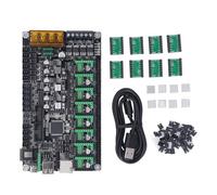 Placa de control de impresora 3D de 32 bits Placa base silenciosa de 8 ejes de alto rendimiento con entrada DC12 24 V para 2.4 Ender 3 Ender 3 V2 Ender 3 Pro