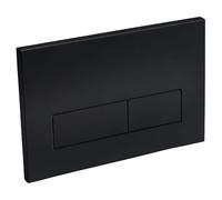 Placa de Control de Inodoro Compatible con Geberit Sigma01,20,30, UP300 UP320,Panel de Doble Descarga, Marco de Instalación 246x164 mm | Mate（negro）