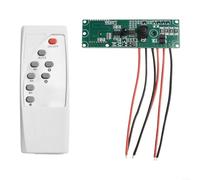 Placa de control de luz solar con control remoto, circuito de sensor de microondas de 3,2 V/3,7 V para luces de calle, rango activado por movimiento de 5 a 10 m, modo de atenuación automática de