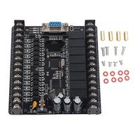 Placa de control industrial FX1N - 20MR PLC, controlador lógico programable con MCU de 32 bits, CC 24 V para GX Developer, compatible con HMI y monitoreo de entrada anal (20MR+2AD+Reloj de tiempo