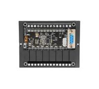 Placa de control industrial PLC FX1N-20MR 1AD + 1DA 12 en 8 módulo de retardo de relé de salida con línea de programación de carcasa salida de relé DC10-28V(Board-shell)
