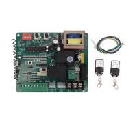 Placa de control motor puerta corredera, placa circuito de repuesto 220 V | Indicador LED, 2 controles remotos, protección del motor 100s, diseño seguridad límite, interfaz interruptor externo, puerto
