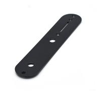 Placa de control para guitarras eléctricas estilo Telecaster con cubierta protectora y accesorios de montaje adecuados para reparación o construcciones personalizadas (negro)