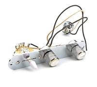 Placa de control precableada para guitarra eléctrica con interruptor de 3 vías, fácil de instalar, placa de control precableada con carga de 3 vías