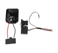 Placa de control y kit de interruptor de llave eléctrica sin escobillas sin sensores, módulo de alimentación de amoladora angular de 18 V 21 V compatible con la serie 2106/161/169 para reparación y