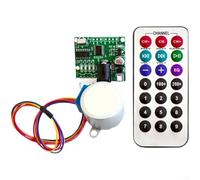 Placa de controlador de control remoto infrarrojo para motor paso a paso 4 fases 28BYJ48 de 5 cables | Módulo controlador de ciclo cronometrado hacia adelante y hacia atrás | Reactor de automatización