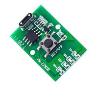 Placa de controlador de linterna, accesorios de placa de circuito, módulo de carga USB, fácil instalación, 3-5 W, lámpara de lectura, cuentas de luz LED