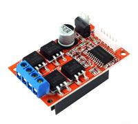 Placa de controlador de motor de 450 W de salida continua para entrada de 10.5 V a 36 V con 0-100% completo para ciclo de trabajo PWM y características de funcionamiento seguras