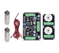 Placa de controlador de tubo de vacío 6E2, kit de indicador de nivel de doble canal, módulo de accionamiento de tubo de electrones de alto brillo con 2 piezas PCB y cables de