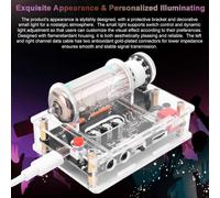Placa de controlador de tubo electrónico 6E2 Indicador de nivel de medidor VU con captación de sonido incorporada y operación de bajo voltaje USB para sistemas de audio de