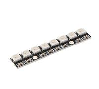 Placa de controlador LED RGB superbrillante a todo color WS2812 5050, controla hasta 8 LED con un pin de microcontrolador, para pantallas de video LED de interior/exterior