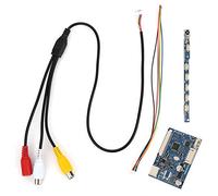 Placa de Controlador, módulo de Controlador AV, módulo de Placa de Controlador único Entrada de señal AV de 2 canales y 50 Pines para Pantalla LCD de 7/9/10,1 Pulgadas