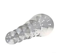 Placa de conversión para estufas de inducción hecha de acero inoxidable, disco guía térmico que permite que los utensilios de cocina sin inducción se calienten eficientemente en superficies de