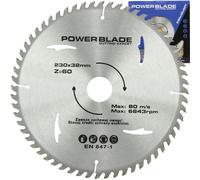 Placa de corte de WidiA para madera - žagin hoja 60 dientes 230x32 mm