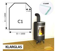Placa De Cristal Para Estufa, Protector Contra Chispas, Placa De Chimenea -C1