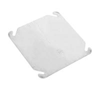 Placa de Cubierta Ciega de Acero Inoxidable para Cajas Eléctricas | Acabado Plata Bordes Pulidos, Ajuste, para Paneles de Pared en Instalaciones de Caja Vacía