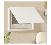 Placa de cubierta de caja de medidor eléctrico de pared, color blanco puro, 55 x 45 cm, armario de caja de fusibles para salas de estar y oficinas, protección duradera y elegante para tu hogar